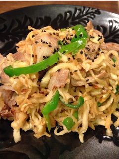 主役!切り干し大根と豚肉の中華炒め-レシピのメイン写真