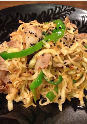 主役！切り干し大根と豚肉の中華炒め-レシピのメイン写真
