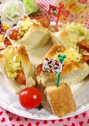ごてあらポーでウインナーキャベツサンド-レシピのメイン写真