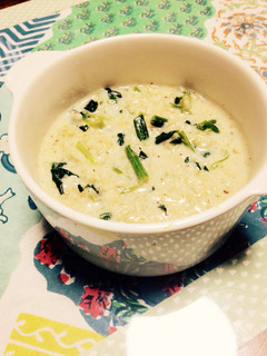 ☆茅乃舎だしで☆白味噌ミルク粥-レシピのメイン写真