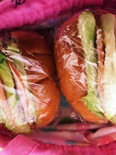 レタスハムサンド-レシピのメイン写真