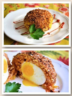 オムライスコロッケ ~ばくだんおにぎり風-レシピのメイン写真