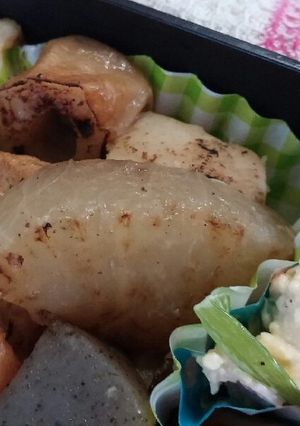 弁当の煮物は焼く！-レシピのメイン写真