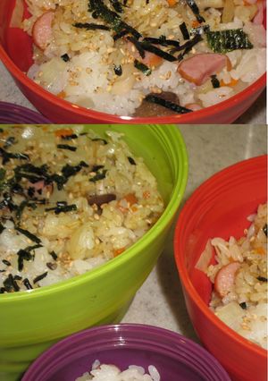 洋風チャーハン　減塩でおいしい お弁当-レシピのメイン写真