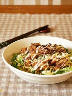 ちょいアレでがっつり旨♡唐揚げ冷麺-レシピのメイン写真