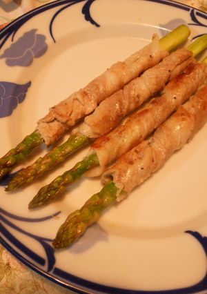 簡単☆お弁当にも☆アスパラガスの豚肉巻き-レシピのメイン写真
