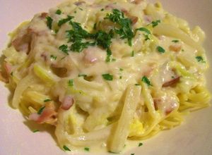 簡単１０分で☆白菜クリームスパゲティ-レシピのメイン写真