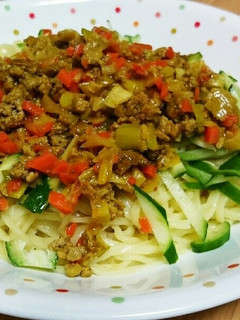 ゴマだれカレーの冷やし中華-レシピのメイン写真
