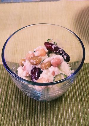 【ダイエット】おからとお豆のサラダ-レシピのメイン写真