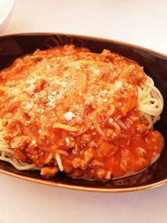 ランチに給食風の懐かしミートソースパスタ-レシピのメイン写真