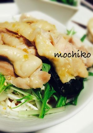 柚子胡椒で♢鶏肉のさっぱりサラダ-レシピのメイン写真