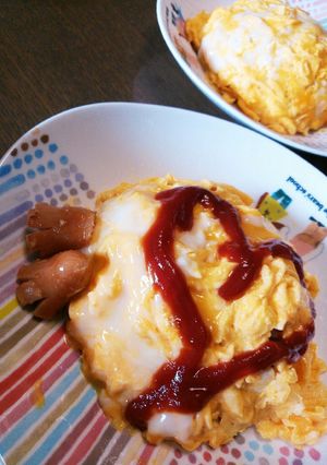 簡単！ふわとろ私のオムライス♡-レシピのメイン写真