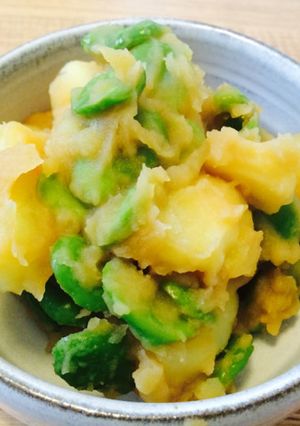 そら豆とじゃがいもの煮込み-レシピのメイン写真