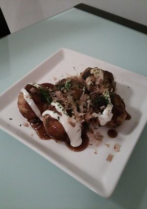 とろけるたこ焼き♪コツはマヨネーズ!!-レシピのメイン写真