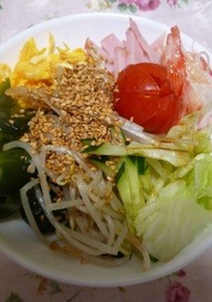 冷やし中華風ヘルシーサラダ-レシピのメイン写真