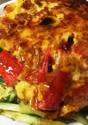 かに玉冷やし中華-レシピのメイン写真