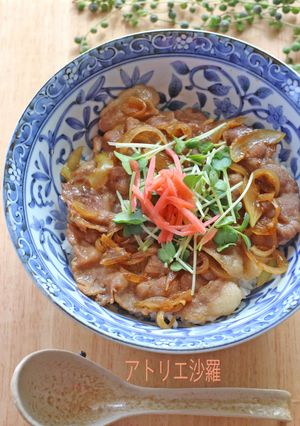 簡単！甘辛醤油味で柔らかな★豚丼★-レシピのメイン写真