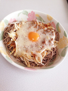 ふわふわ卵の納豆そば-レシピのメイン写真