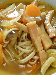 ピリ辛とろ旨♪カレー南蛮そば-レシピのメイン写真