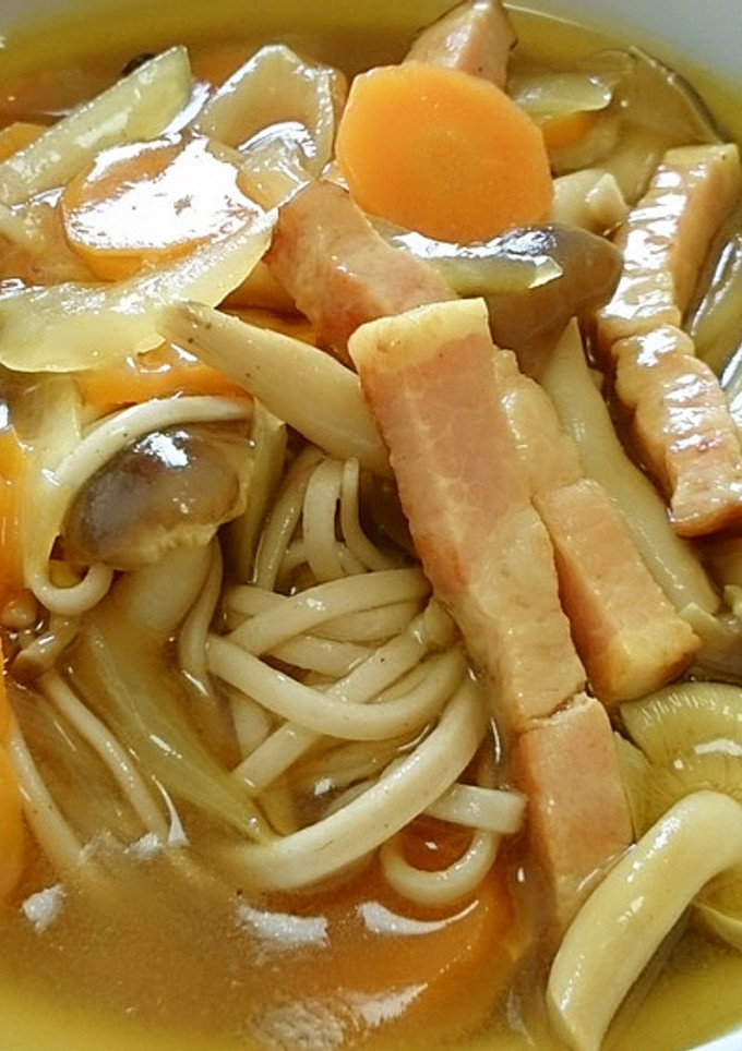 ピリ辛とろ旨♪カレー南蛮そば-レシピのメイン写真