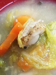 ベビーほたてと白菜の味噌汁♪-レシピのメイン写真