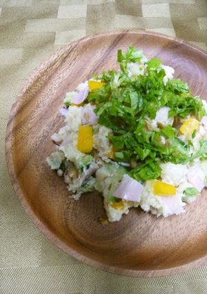 食感がおいしい、おから入りポテトサラダ！-レシピのメイン写真