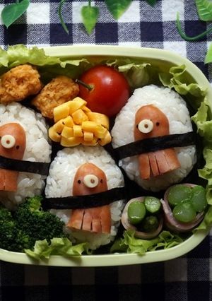 タコさんウインナーでおにぎり弁当-レシピのメイン写真