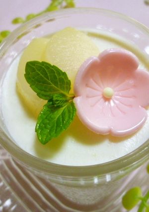 桃の節句ひな祭りに♪さわやか白桃ムース-レシピのメイン写真