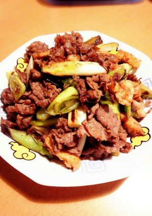 焼き葱、油揚げと牛コマのオカカ炒め❢-レシピのメイン写真