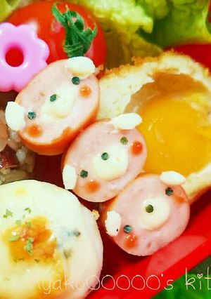 チーズインウインナーde簡単ワンちゃん-レシピのメイン写真