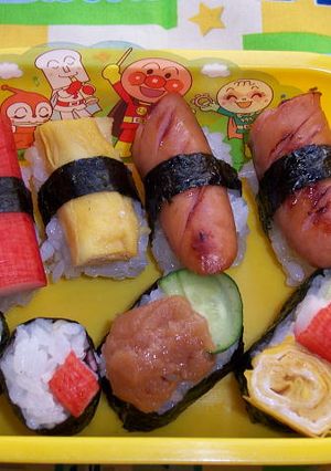 幼稚園のお弁当（お寿司）-レシピのメイン写真