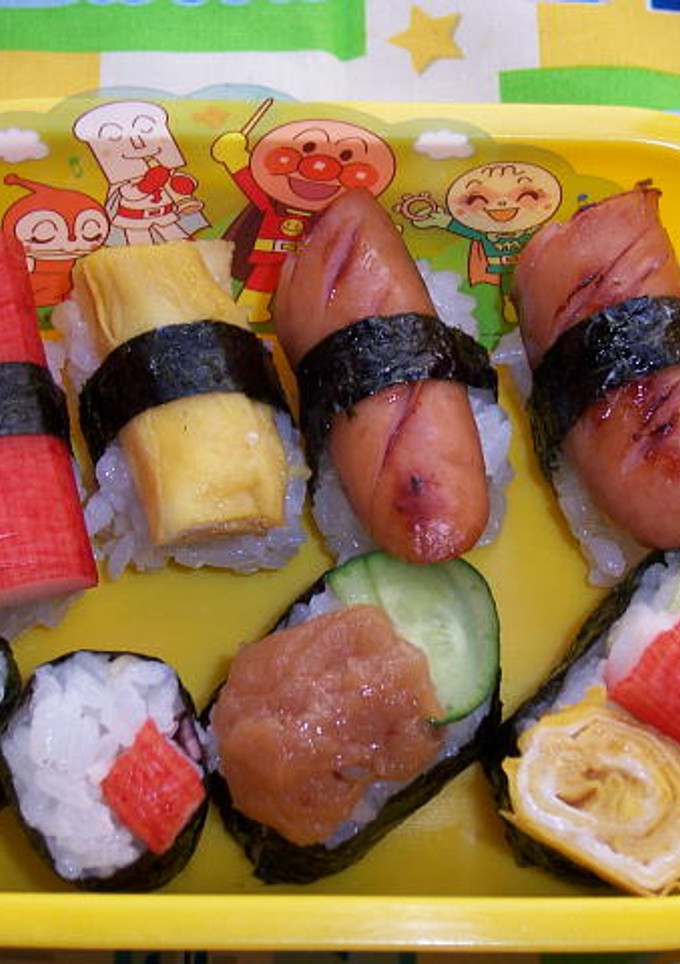 幼稚園のお弁当（お寿司）-レシピのメイン写真