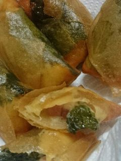チーズ大葉ウインナー入り春巻き♪-レシピのメイン写真