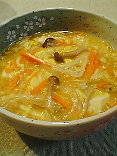 ◎野菜ときのこの卵あんかけ豆腐-レシピのメイン写真