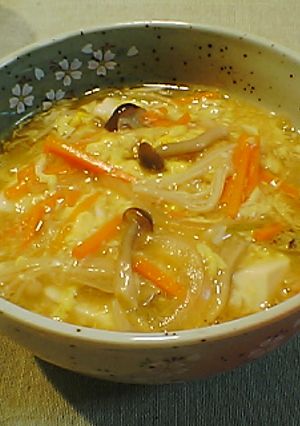 ◎野菜ときのこの卵あんかけ豆腐-レシピのメイン写真