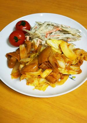 間違いなし！こてっちゃん野菜炒め♪-レシピのメイン写真