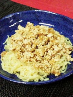 マルちゃん正麺冷やし中華でジャージャー麺-レシピのメイン写真