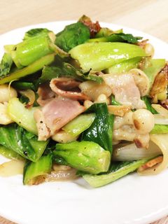 ささっと簡単♪チンゲン菜のマヨネーズ炒め-レシピのメイン写真