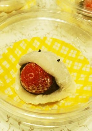 簡単！可愛い♡妖怪いちご大福-レシピのメイン写真