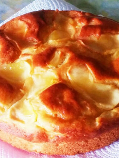 リンゴのお豆腐ケーキ-レシピのメイン写真