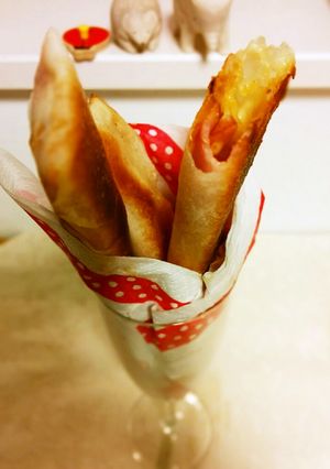 ベーコンスティクピザ-レシピのメイン写真