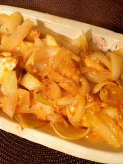 絶賛レシピ☆玉ねぎと厚揚げの酢豚風-レシピのメイン写真