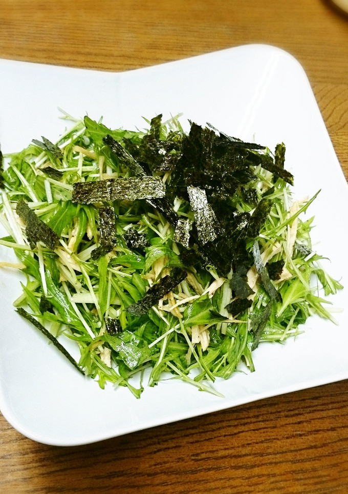 激ウマ♪ごぼうとささみの水菜サラダ♪-レシピのメイン写真