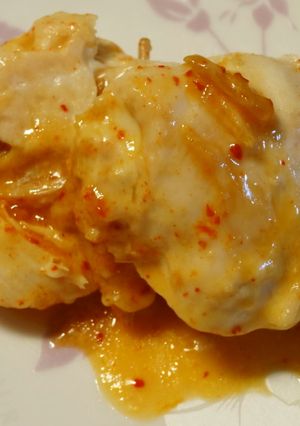 鶏ささみのキムチとチーズはさみ焼き-レシピのメイン写真