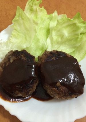 お麩でふんわりハンバーグ-レシピのメイン写真