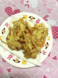 ♡鶏胸肉のかき揚げ天ぷら-レシピのメイン写真