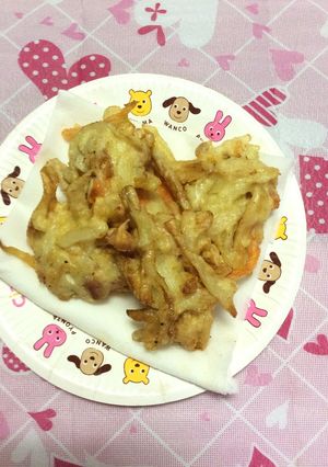 ♡鶏胸肉のかき揚げ天ぷら-レシピのメイン写真
