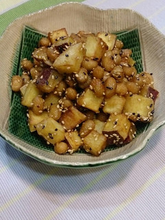 みんな大好きっ☆大豆とお芋の甘辛和え☆-レシピのメイン写真
