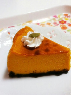 万次郎かぼちゃとヨーグルトでチーズケーキ-レシピのメイン写真