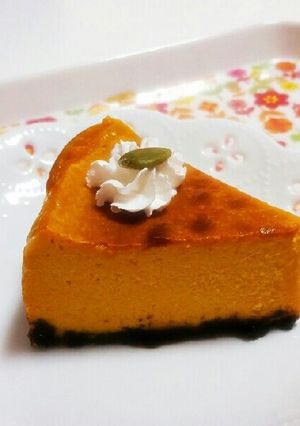 万次郎かぼちゃとヨーグルトでチーズケーキ-レシピのメイン写真